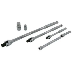 EXTENSION BAR 3PC 1/2" 1/4" 3/8" FLEXI HEAD KNUCKLE BREAKER HEAVY DUTY CT5557 - Picture 1 of 3