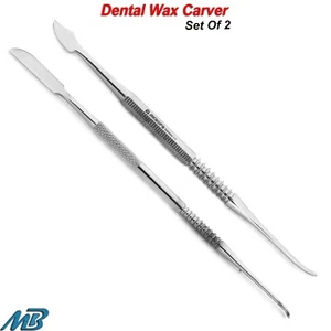 Dental Zahle Wax Carver Porcelain Sculpting Modeling Laboratory Instruments Set - Picture 1 of 6