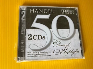 Handel 50 Classical Highlights BRAND NEW SEALED double 2 CDS CD 2003 St. Clair - Imagen 1 de 2