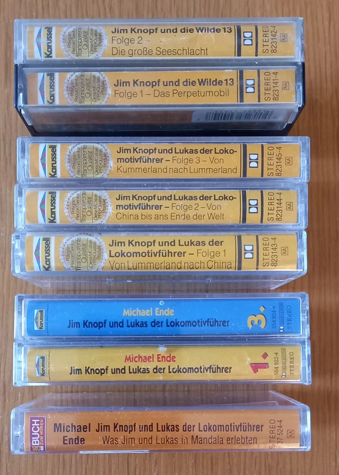 1️⃣1️⃣1️⃣MC: Michael Ende. Jim Knopf und Lukas der Lokomotivführer + Wilde 13 - Image 1 of 1