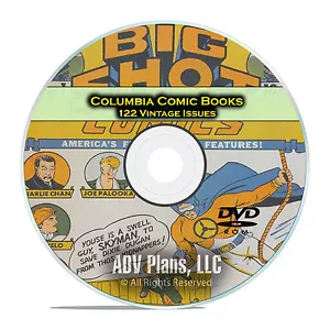 Columbia Comics, Mickey Finn, Big Shot Comics, Skyman, Golden Age Comics DVD D18 - Bild 1 von 12