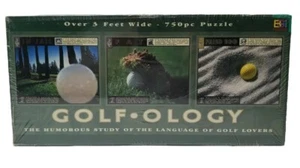 Golfology 765-pc Jigsaw Puzzle ~ Humorous Study of Language of Golf Lovers - Picture 1 of 2