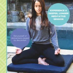 Cojín de Meditación - Almohada Zabuton de Tela de Algodón Natural para Sentarse en el Suelo - Imagen 1 de 111