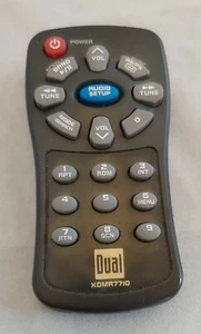 remote control Dual xdmr7710 battery removed preowned - Picture 1 of 5