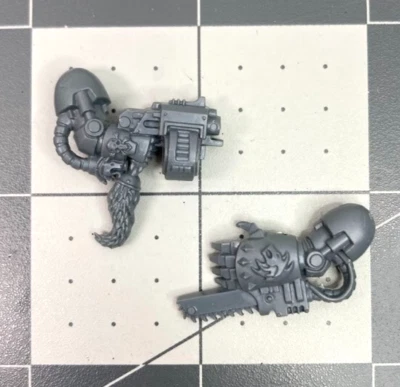 40k Space Wolves TERMINATOR STORM BOLTER & CHAINFIST #1 Wolf Guard bits GW BD25 - Image 1 of 2
