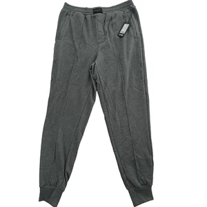 Ted Baker London Loungewear Nadelstreifen Jogginghose Herren L Castlerock meliert grau Neu mit Etikett - Bild 1 von 20