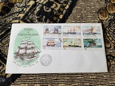 First Day Cover - Turks & Caicos Islands - 1973 Vessels - T291 Tariff Incl - Image 1 of 4