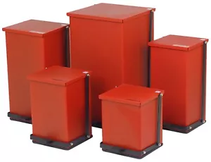 Detecto P-100R Heavy-Duty Stainless Steel Free Biohazard Self-Closing Lid - Picture 1 of 3