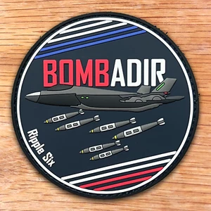 ISRAEL AIR FORCE LOCKHEED MARTIN ISRAEL BOMBADIR RIPPLE SIX PVC PATCH 3D F-35I - Picture 1 of 1