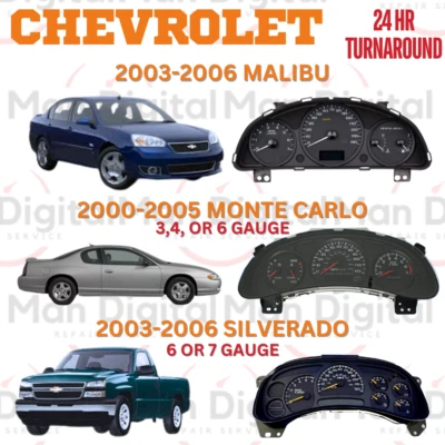 Servicio de reparación de clúster Chevrolet GMC Oldsm Pontiac Isuzu Cadillac Hummer Ford Foto 1 de 4