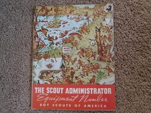 EJ SCOUT BSA 1937 ADMINISTRATORMAGAZIN AUSRÜSTUNGSNUMMER KATALOG BROSCHÜRENBUCH - Bild 1 von 7
