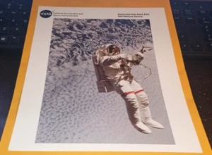 8x10 Color Photo NASA Astronaut Test Flies EVA Self-Rescue Device - Picture 1 of 2