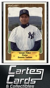 Cesar Perez 1990 ProCards #3369  Oneonta Yankees