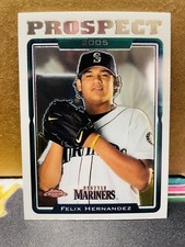 2005 Topps Chrome Update & Highlights FELIX HERNANDEZ Prospect RC #UH73 MARINERS