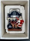 Brand New Danbury Mint 2019 Dallas Cowboys Santa By The Fireplace Ornaments