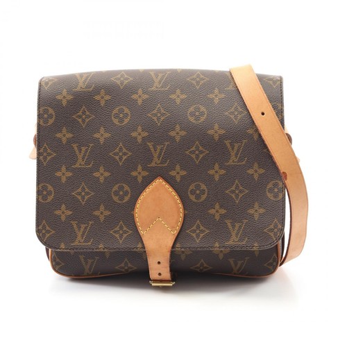 LOUIS VUITTON（LV） Borsa a tracolla Louis Vuitton Cartouchiere GM M51252 tela monogramma marrone usata LV