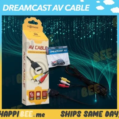 Sega Dreamcast AV Cable🍯TOMEE Adapter TV Power Cord Connect Charger Converter - Image 1 of 4