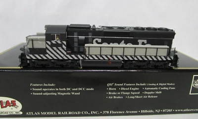 Atlas Gold HO Scale Santa Fe Billboard EMD SD24 Diesel Locomotive NOS DCC Sound - Image 1 of 4