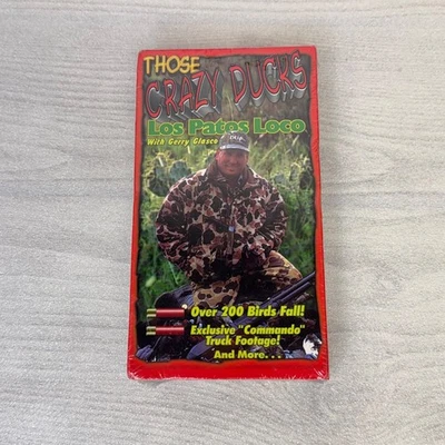 Those Crazy Ducks VHS Gerry Glasco Los Patos Loco Duck Hunting Tim Grounds NEW - Image 1 of 4