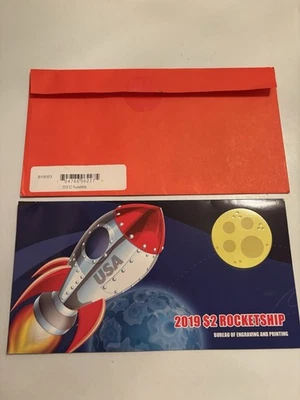 2019 US Mint $2 Rocket Ship from Bureau Of Engraving And Printing - Image 1 of 4