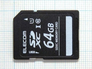 Elecom Sdxc Memory Card 64Gb Used - Picture 1 of 2