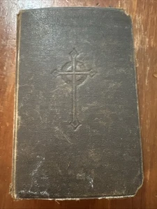 Vintage 1947 Key of Heaven Catholic Prayer Pocket Size Bible 4.5 X 3 - Picture 1 of 9