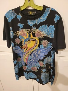 Authentic Vintage Men's Christian Audigier T-shirt Snake 2XL - Picture 1 of 10