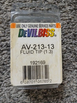 1.3 Devilbiss Paint Gun Fluid Tip FLG-332-13 New - Image 1 of 4
