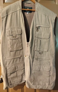 Orvis Fliegenfischer Weste Herren 2XL grün Reißverschluss belüftet gefüttert Mesh ärmellos Outdoor - Bild 1 von 13