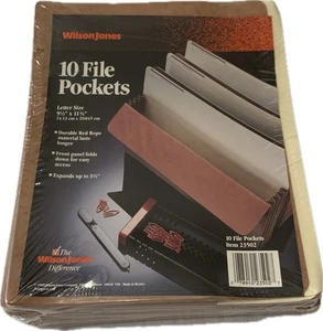 Expanding Accordion File Pockets Extra Durable Expands 3.5" Letter Size Brown - Picture 1 of 4