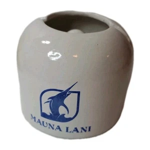 VINTAGE Cigar Ash Tray Match Striker MAUNA LANI HOTEL & BUNGALOW DAGA HAWAII  - Foto 1 di 11