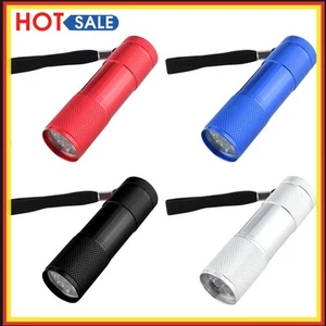 Luz de camping con textura 9 LED AAA alimentada por batería mini 2W 395nm retroiluminación uso doméstico - Imagen 1 de 21
