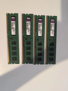 KINGSTON 4GB (4x1GB) 1Rx8 PC3-10600U DDR3 DESKTOP Memory RAM - Picture 1 of 4