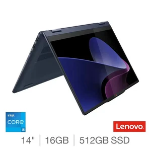 Lenovo IdeaPad 5 Intel i5 16GB RAM 512GB SSD 14" OLED Convertible 2 in 1 Blue - Picture 1 of 8