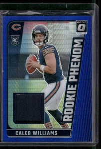 Caleb Williams 2024 Panini Donruss Optic Blue Hyper Rookie Phenom Relic #RPB-CWS - Imagen 1 de 2