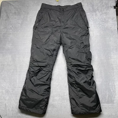 Pantalones de nieve Sport Essentials para hombre grandes negros de nailon tiro alto snowboard esquí invierno Foto 1 de 4