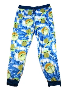 Star Wars The Mandalorian Baby Yoda Hombre Dormir Jogger Pijama Pantalones XL (40-42) - Imagen 1 de 8