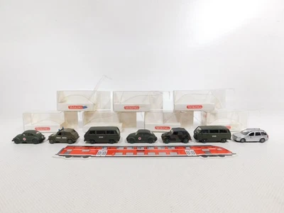 7X Wiking H0 1:87 Bundeswehr Ecc VW 696 T3 Käfer 181 Ecc Mint+Box #DN224-0,5 - Immagine 1 di 4