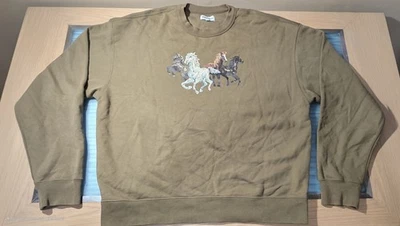 Sudadera Kenzo Horse Gráfica Para Hombre XL Verde Oliva Foto 1 de 4
