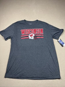 University Of Wisconsin Badgers T-Shirt, Captivating Official NCAA. Men's Sz XL - Picture 1 of 8