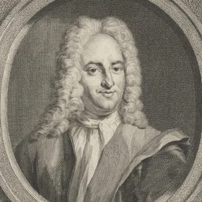 Jacobus Houbraken Porträt Jacob Cats Raadspensionaris Kupferstich Mitte 18 Jhd - Bild 1 von 3