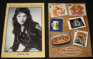 QUEEN INTERNATIONAL FAN CLUB SPRING 1999 MAGAZINE Freddie Mercury Brian May - Picture 1 of 3