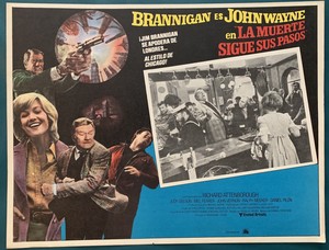 JOHN WAYNE Brannigan JUDY GEESON Mexican Lobby Card 1975