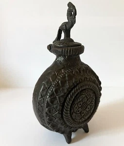Antique Turkish Ottoman Empire Footed Powder Flask, 17th Century - Picture 1 of 8