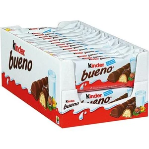 3 Kartons Ferrero Kinder Bueno 30x 43g Schokolade Riegel - Bild 1 von 2
