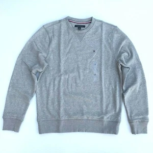 NWT Tommy Hilfiger Men's Classic Solid Lightweight Crew Neck Pullover Sweatshirt - Picture 1 of 32