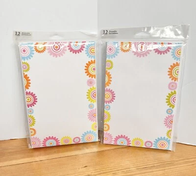 24 Invitaciones Imprimibles -2 Juegos de 12 Invitaciones y Sobres Cumpleaños Fiesta Verano Foto 1 de 4