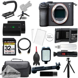Sony a7C II Mirrorless Camera (Black) +32GB+Ext Battery+ LED Flash- ULTIMATE Kit - Picture 1 of 11