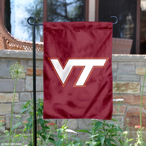 VA Tech Hokies VT Logo Garden Flag and Yard Banner Cover