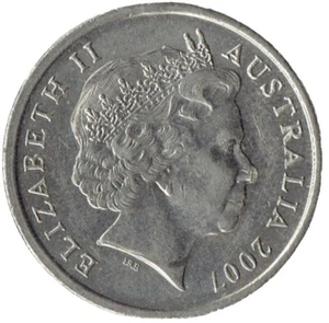 2007 AUSTRALIAN 5 CENT COIN | QEII | ECHIDNA | CIRCULATED DECIMAL CURRENCY - Picture 1 of 2